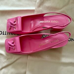 LV Women's Pink Slingback Shoes